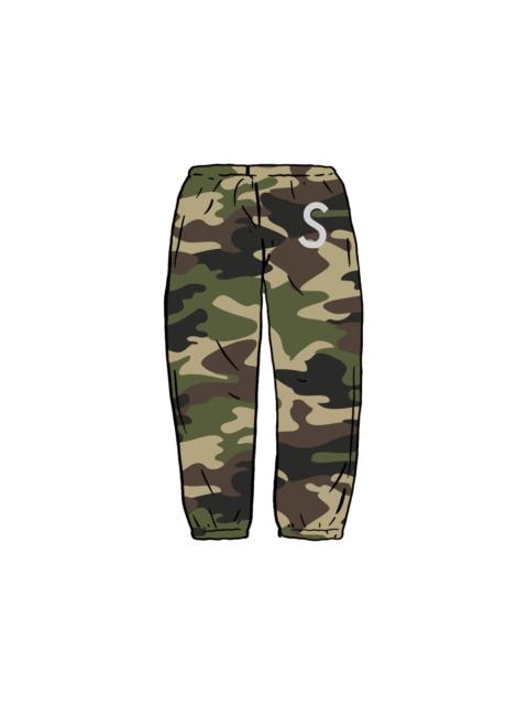 Supreme Supreme Swarovski S Logo Sweatpant Woodland Camo