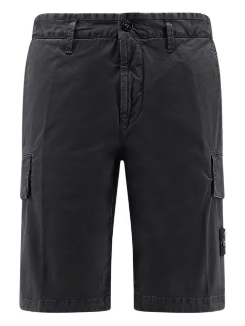 Stone Island logo-patch cargo shorts