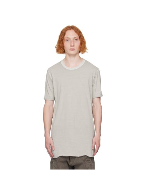 Boris Bidjan Saberi Gray Object-Dyed T-Shirt
