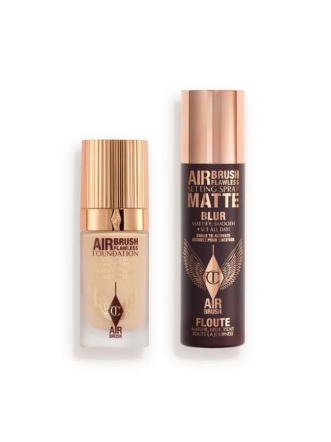 Charlotte Tilbury AIRBRUSH FLAWLESS PERFECT, MATTIFY & SET KIT FACE KIT