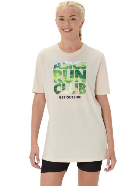 UNISEX ASICS RUN OUTSIDE CLUB SHORT SLEEVE TEE