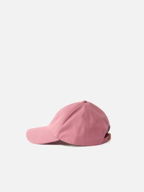 PINKO CAP WITH PEAK AND LOVE BIRDS LOGO