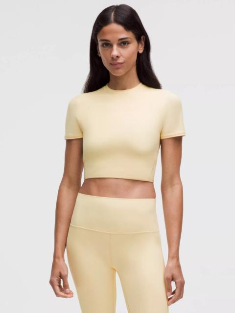 lululemon Wundermost Ultra-Soft Nulu Crewneck Cropped T-Shirt
