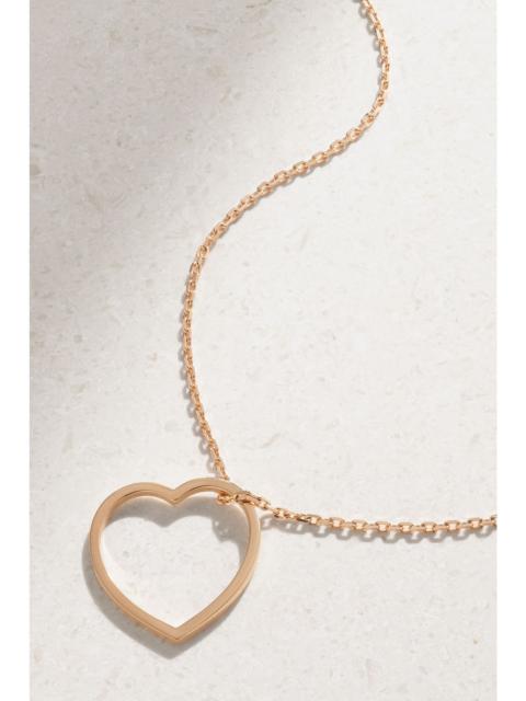 REPOSSI Antifer Heart 18-karat rose gold necklace Gold