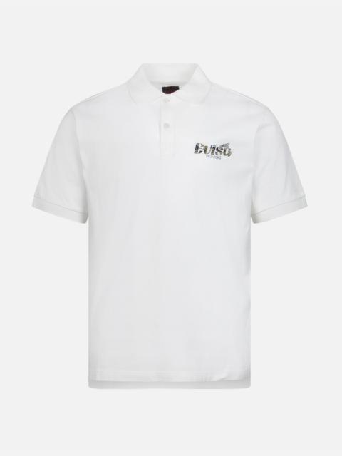 EVISU LOGO PRINT REGULAR FIT POLO SHIRT