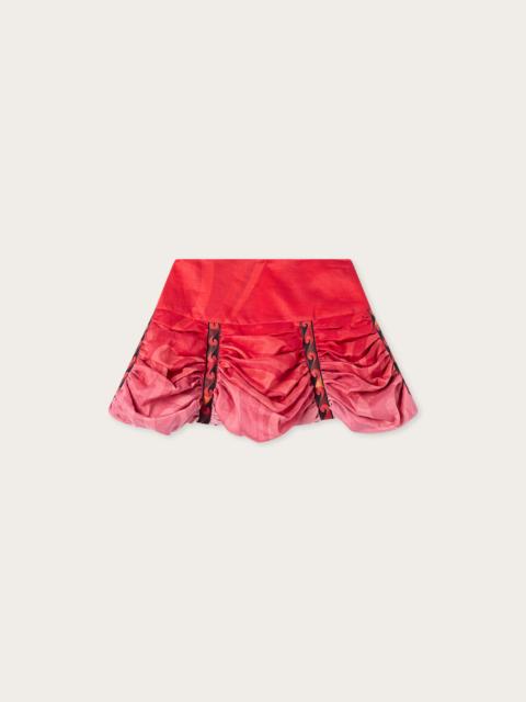 PUCCI MARMO GRADIENT PRINT RAMIE SKIRT