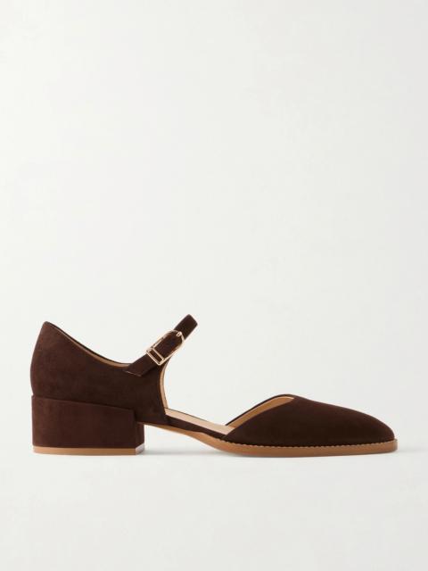 GABRIELA HEARST Riley Suede Mary Jane Flats