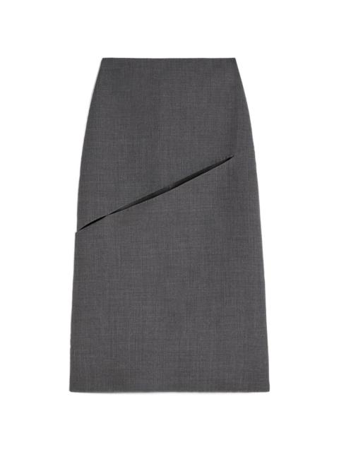 Jil Sander twill pencil skirt