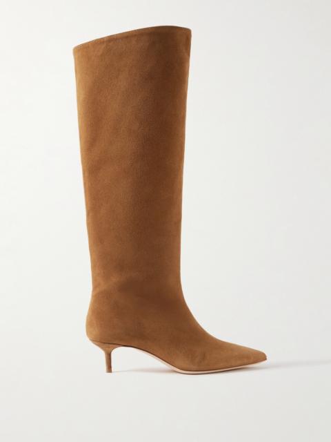 STAUD Sebastian Suede Knee Boots