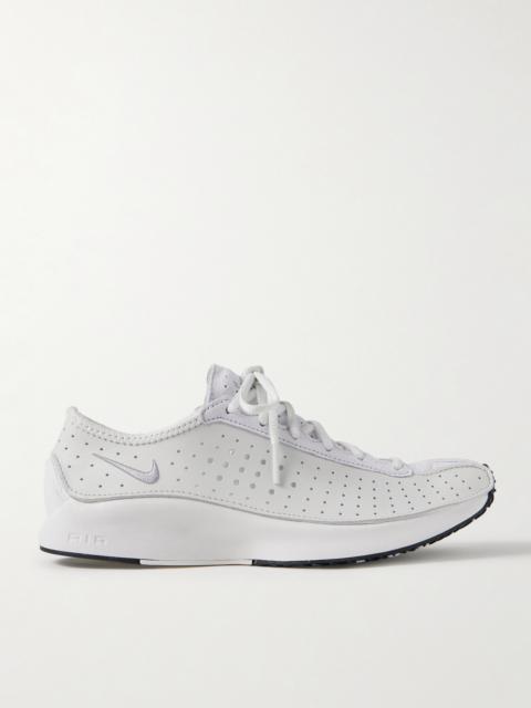 Nike Air Superfly Suede And Perforated Leather Sneakers