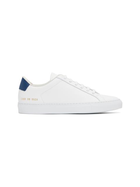 Common Projects White Retro Classic Sneakers
