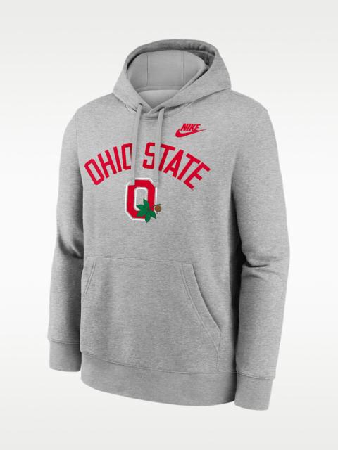 Nike Ohio State Legacy Arch Club Men's Nike College Pullover Hoodie