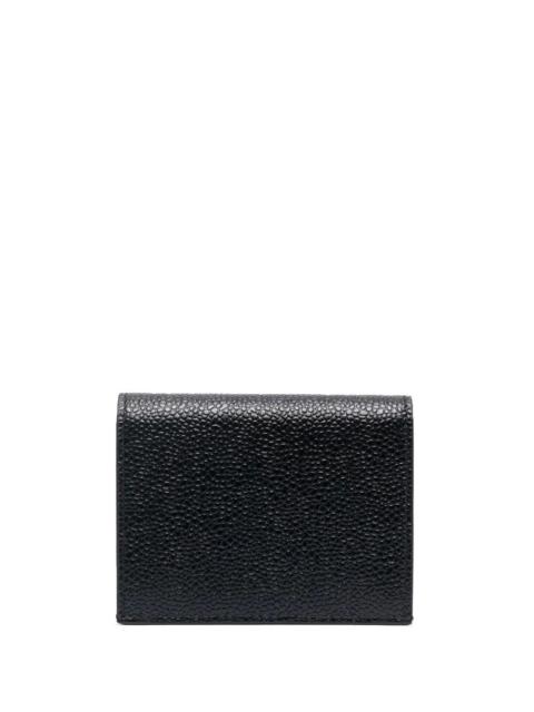Thom Browne The DOUBLE CARD HOLDER IN PEBBLE GRAIN LEATHER by THOM BROWNE is a sophisticated accessory that show