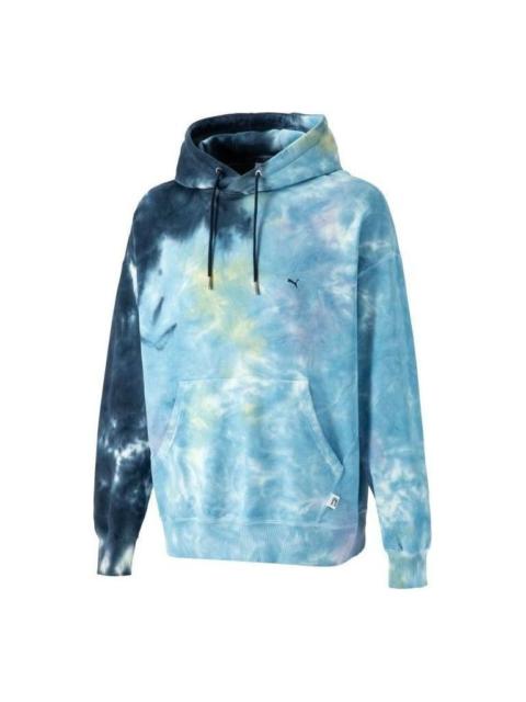 PUMA PUMA MMQ Tie Dye Hoodie 'Blue' 539575-06