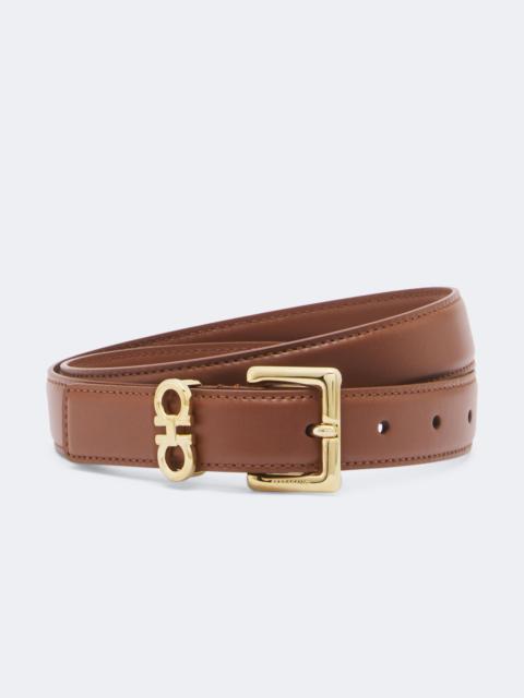 FERRAGAMO Gancini leather belt
