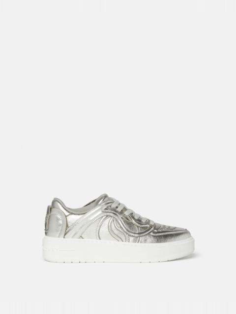 スニーカー Stella McCartney Silver synthetic leather S-Wave sneakers Stella Mccartney S-Wave 1 Wrinkly Sneaker – Bluefly
