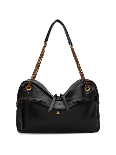 Vivienne Westwood Black Dolce Large Shoulder Bag