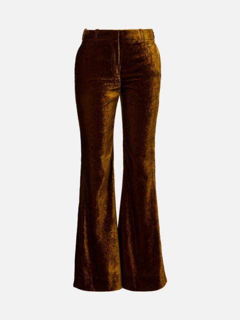 NINA RICCI Velvet flared pants