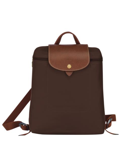 Longchamp Le Pliage Original M Backpack Ebony - Recycled canvas