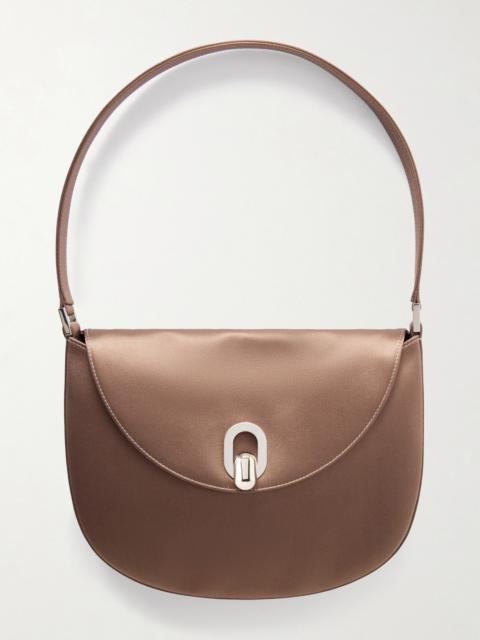 SAVETTE Tondo Small Satin Shoulder Bag