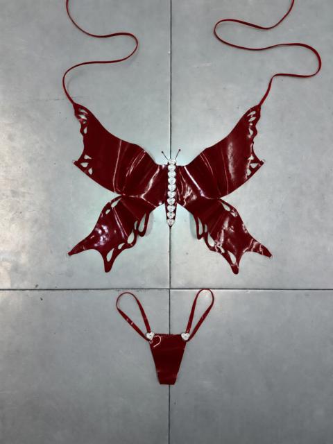 POSTER GIRL THE PIXIE TOP BORDEAUX