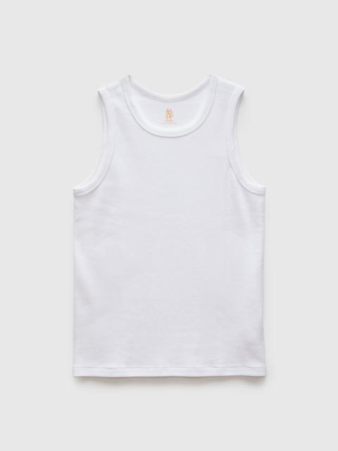 BATONER Seamless Inner Tank Top in White