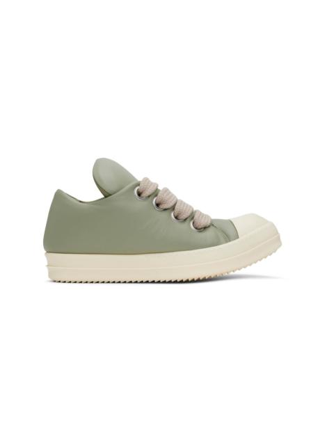 Rick Owens Green Hollywood Jumbolace Sneakers