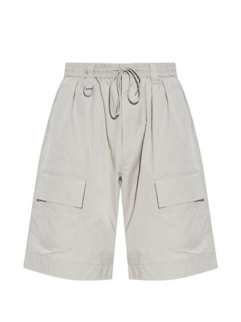 Y-3 cargo drawstring shorts