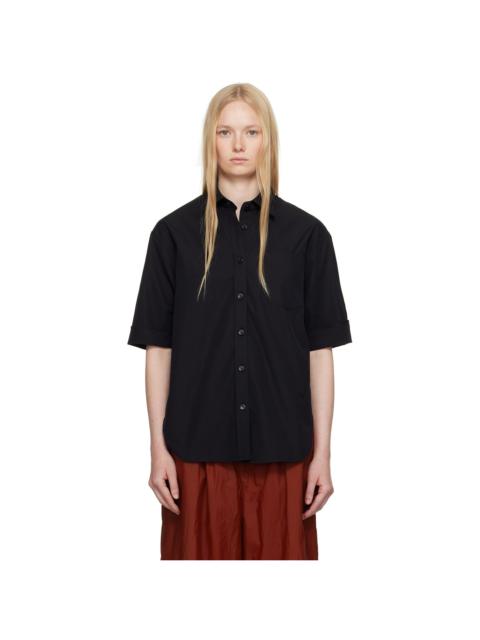 MARIA McMANUS Black Short Sleeve Oversized Shirt