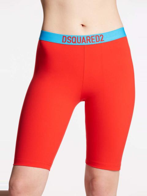 DSQUARED2 DSQUARED2 LOGO CYCLING SHORTS