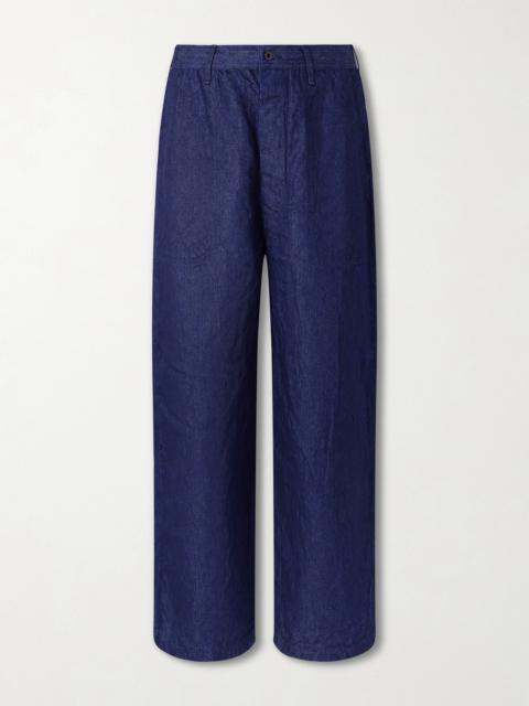 orSlow U.S. Navy Straight-Leg Linen Trousers
