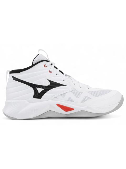 Mizuno Mizuno Wave Momentum Pro Mid White Black Fiery Red