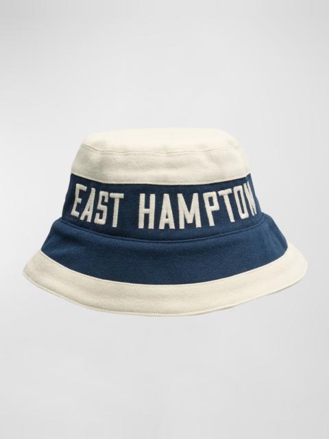 Rhude Men's East Hampton Embroidered Bucket Hat