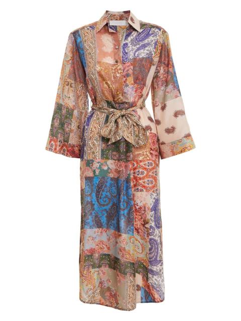 Zimmermann DEVI MIDI SHIRT DRESS | REVERSIBLE