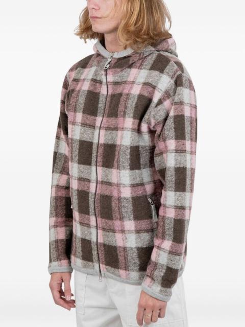 NORSE PROJECTS hooded checked jacket