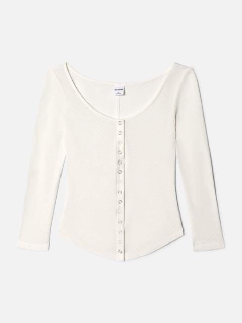 RE/DONE Olivia Top - Vintage White