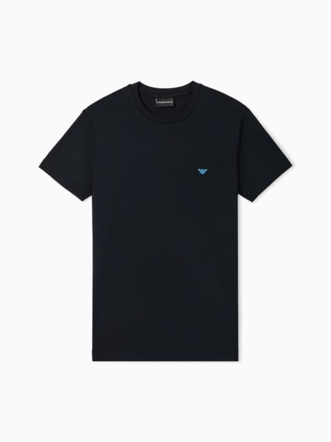 EMPORIO ARMANI T-SHIRT IN JERSEY CAPSULE SSC NAPOLI