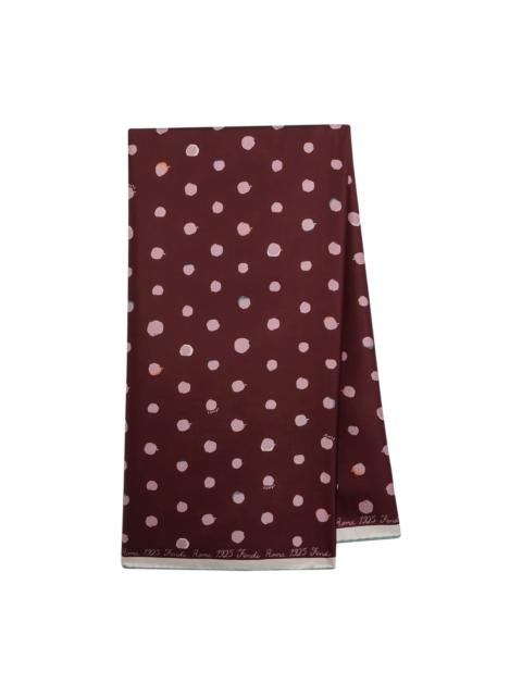 FENDI Falena Dots foulard scarf
