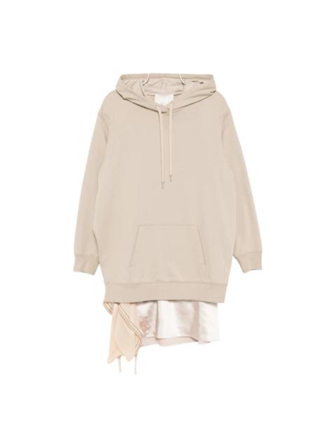 3.1 Phillip Lim Hoodie Combo Dress With Satin Skirt