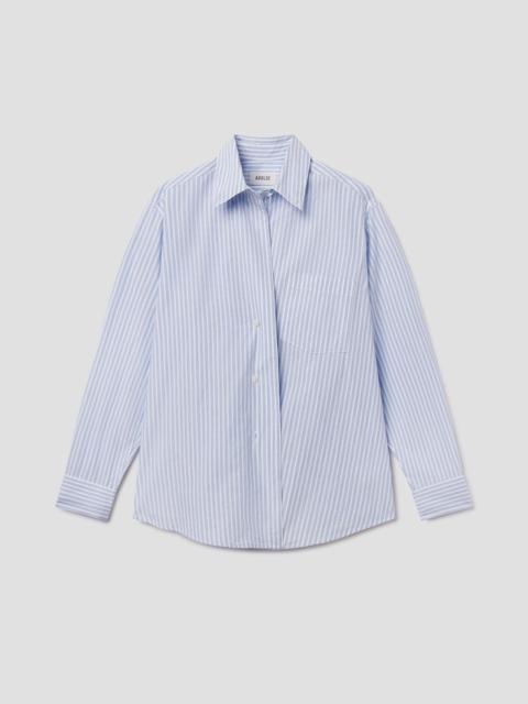 AGOLDE ARIS SHIRT IN BANKS STRIPE