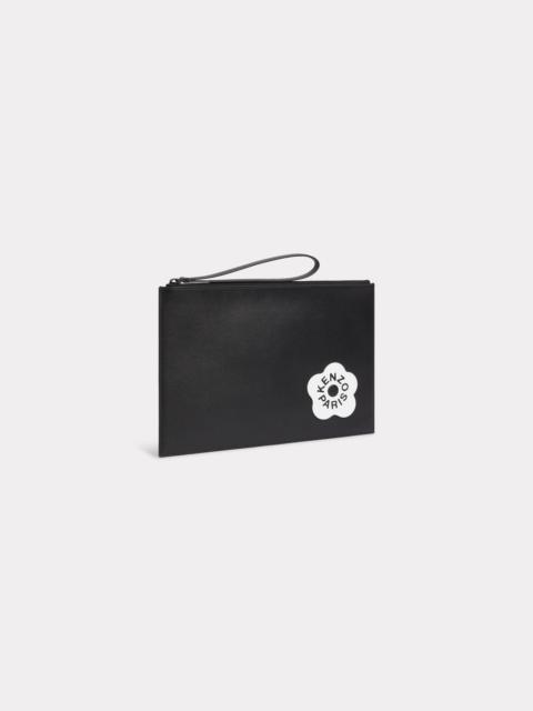 KENZO 'KENZO Stamp' large leather clutch