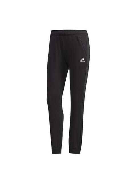 (WMNS) adidas 3-STRIPES ANKLE Cone Sports Pants Black DY8698