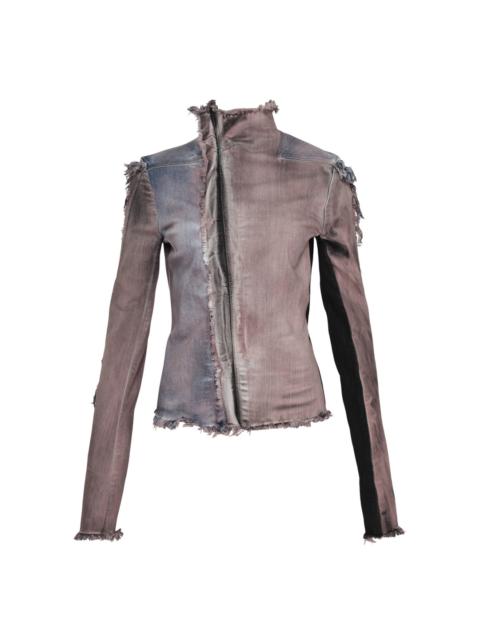 Rick Owens Gary Wash Stretch Denim Jacket