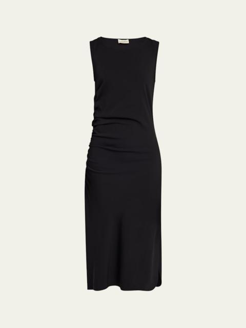 OFFICINE GÉNÉRALE Inae Stretch Viscose Midi Dress