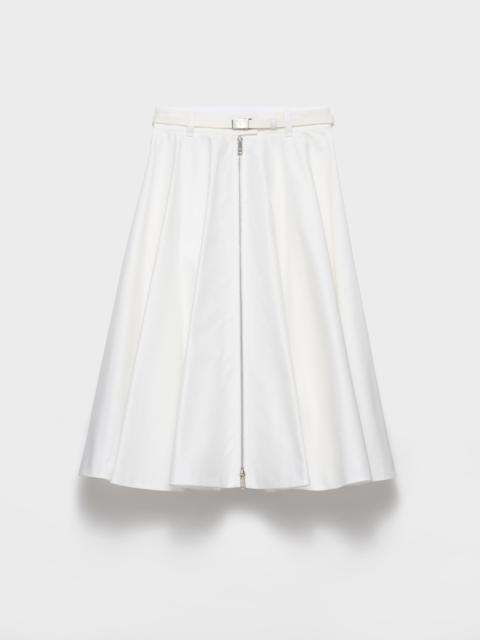 Prada Chino midi-skirt with zipper