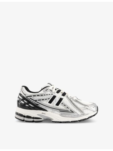 New Balance 1906 brand-patch leather and mesh low-top trainers