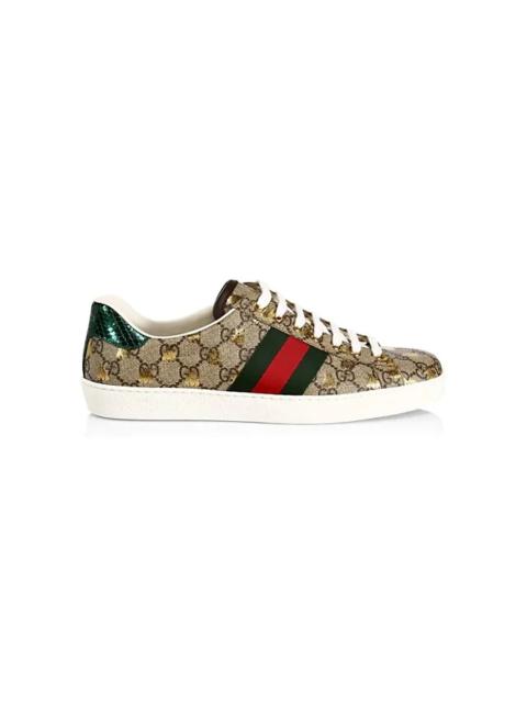 GUCCI 남성 에이스 GG 대 꿀벌 운동화