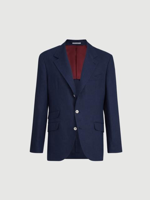 Brunello Cucinelli Délavé linen deconstructed Cavallo blazer