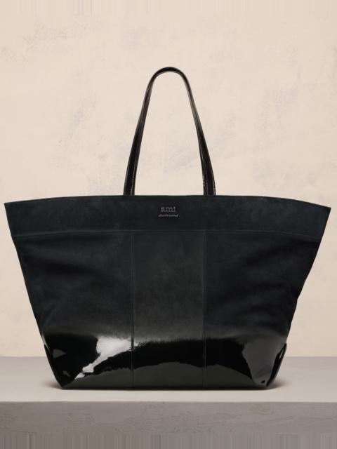 AMI Paris EAST WEST MAXI AMI SHOPPING BAG