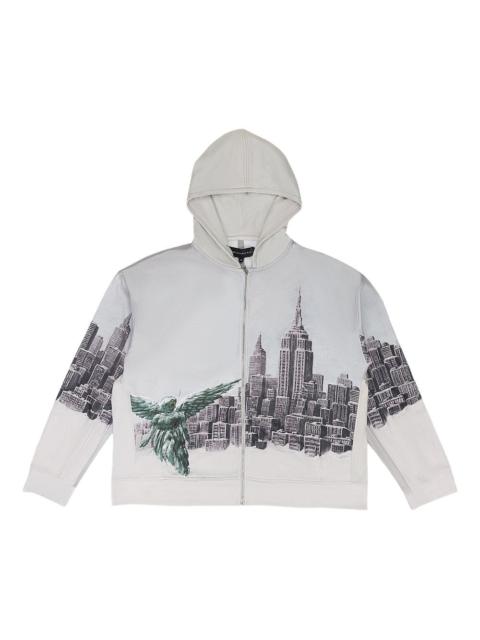 WHO DECIDES WAR long-sleeve hoodie